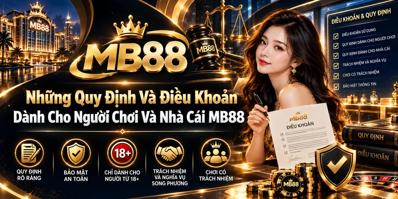 những quy đình và điều khoản dành cho người chơi và nhà cái mb88